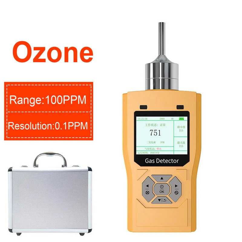 Portable Ozone Analyzer Multifunctional O3 Ozone Meter Air Detector Intelligent Sensor Ozone Meter A