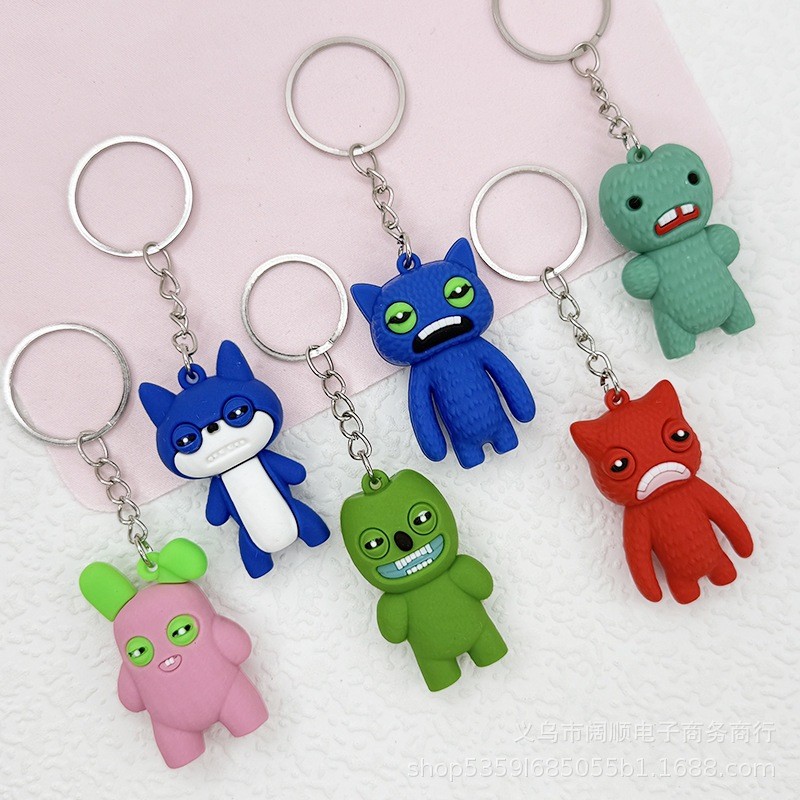 GANTUNGAN HYPE N FANCY KEYCHAIN CUTE UNIQUE GIFT KEYCHAIN BAG CHARM RUBBER FUGGLER STANDARD GK-2069