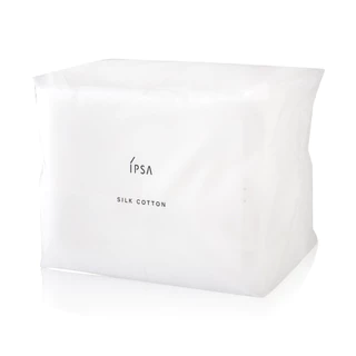IPSA สำลีสำหรับเช็ดหน้า Silk Cotton Facial 120 แผ่น.