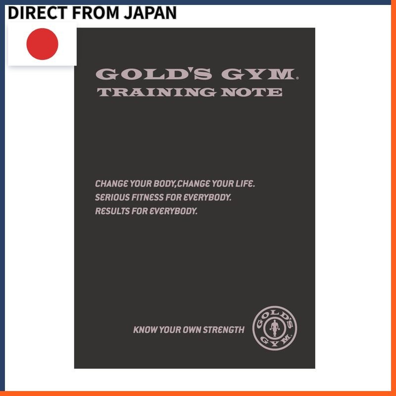 GOLD'S GYM Training Notebook A5 Size 104-Day Use
