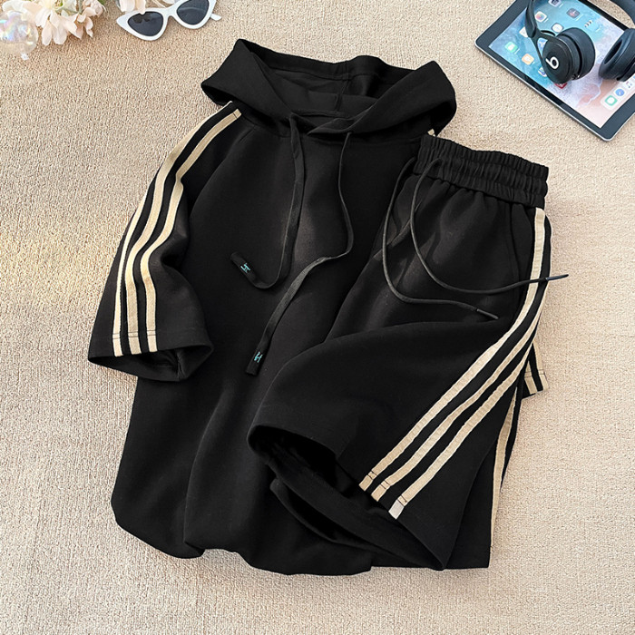 COD 2025 Men and Women Casual Sports Hooded Short Sleeve Set Top T3634 Special P34/Pants DK8608 Spec
