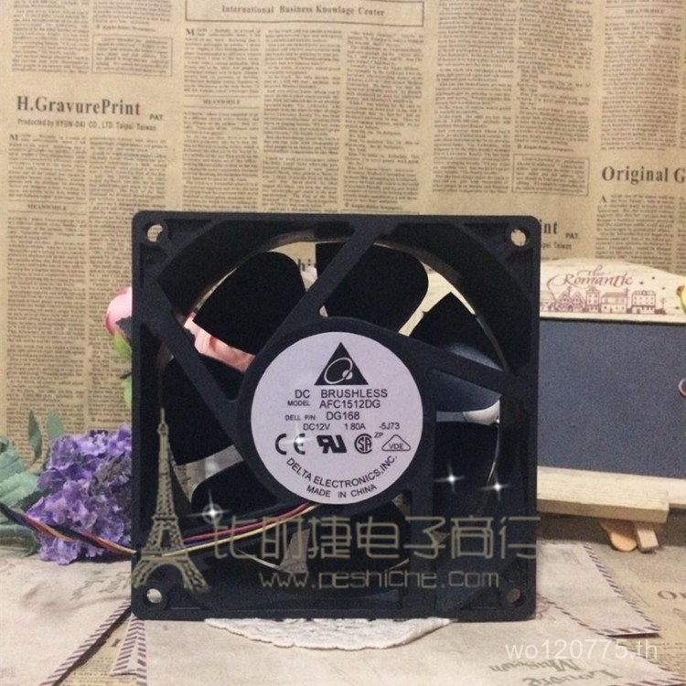 พัดลมระบายความร้อน 501.280A Delta DG16812V15050 * 15C ปริมาณลมขนาดใหญ่ 150AFC1512DG M 4SL3