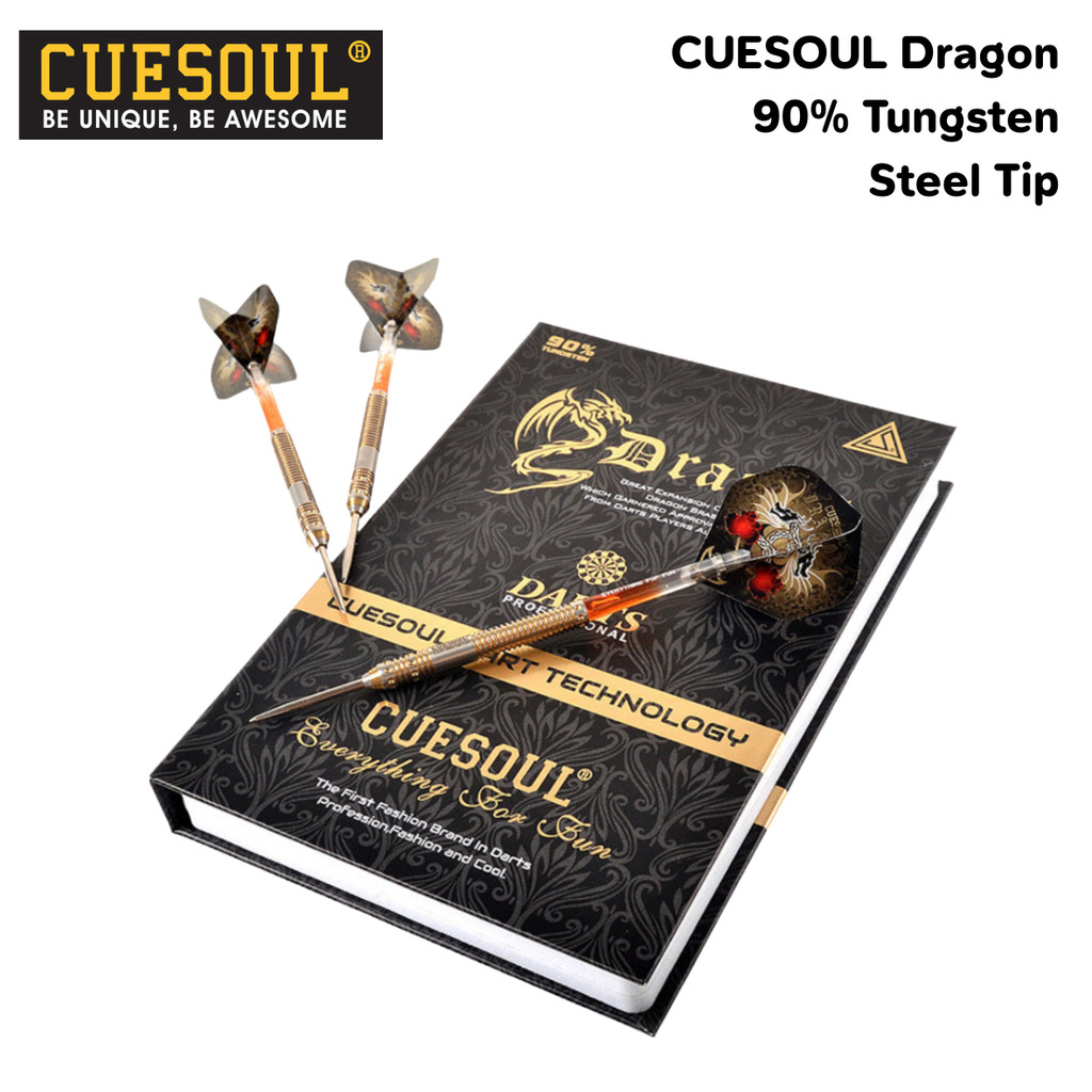 ลูกดอกปาเป้า CUESOUL Dragon 90% Tungsten Steel Tip