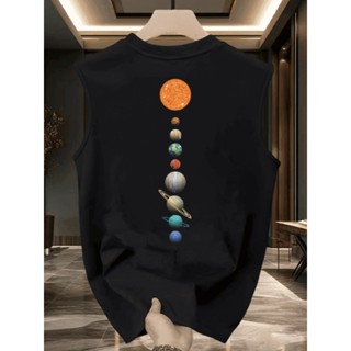 softwhimsy🌵 เสื้อแขนกุดสุดเท่ห์ เสื้อกล้ามผู้ชาย สไตล์หนุ่มแ…