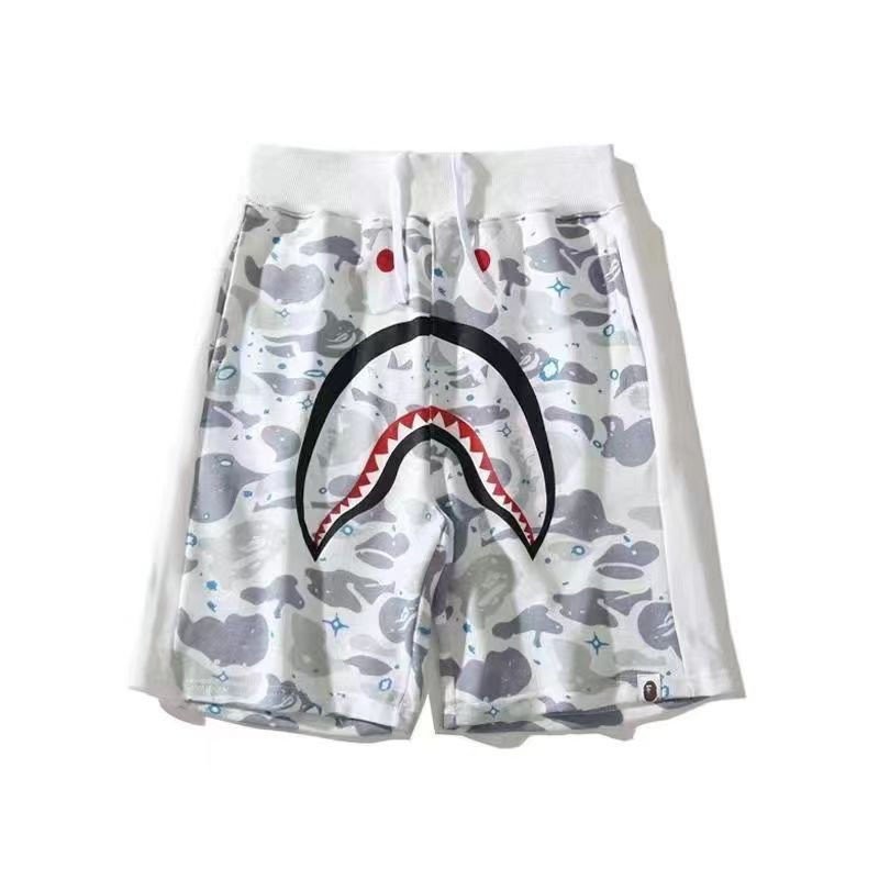 Shark Head Series 3D การพิมพ์ดิจิตอลผู้ชายผู้หญิงกางเกงขาสั้นกีฬาลําลอง Street Wear กางเกงชายหาดฮาวา