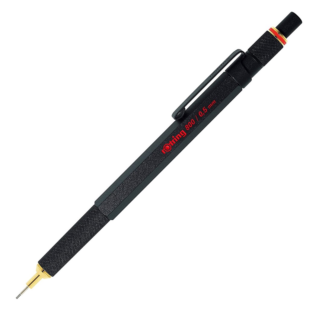 [ใหม่] Rotring 800 ดินสอกดระดับตำนาน (0.5 มม.) สีดำ จัดส่งฟรี