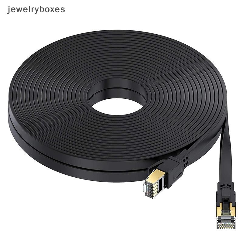 [jewelryboxes] Class 8 สายเคเบิลเครือข่ายแบน 1m 2m 3m 5m RJ45puter Room Connection Cable Network Rou