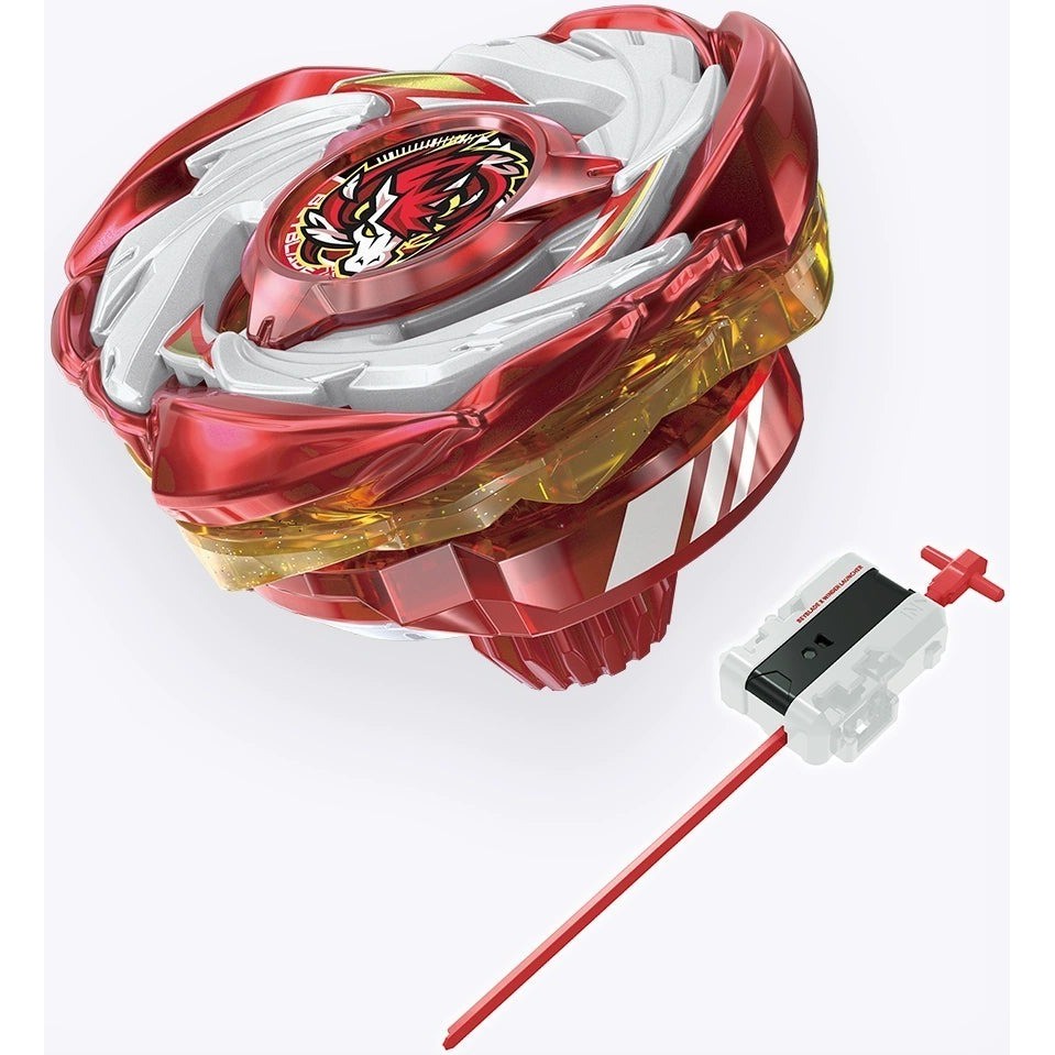 Takara Tomy Beyblade X CX-00 Starter Pegasus Blast Metal Coat สีแดง CoroCoro รูปของเล่น
