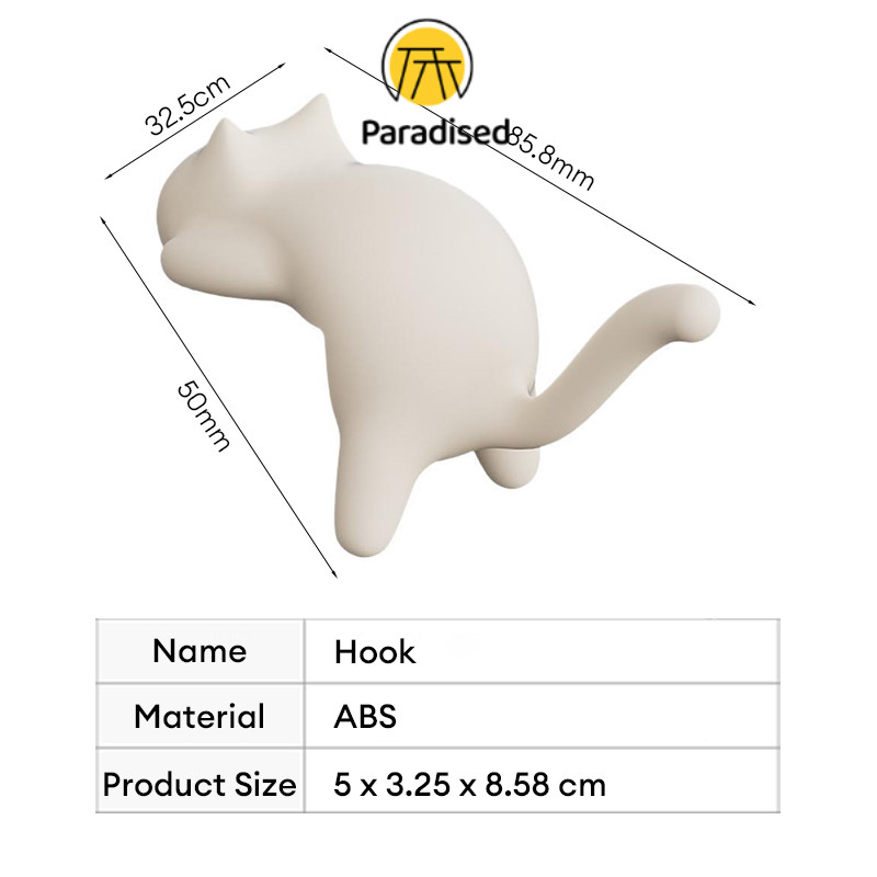 PAลูกแมวเดสก์ท็อปกระเป๋าเป้สะพายหลังตะขอด้านข้างมัลติฟังก์ชั่เจาะฟรีไม่มีร่องรอย - รูปที่ 7