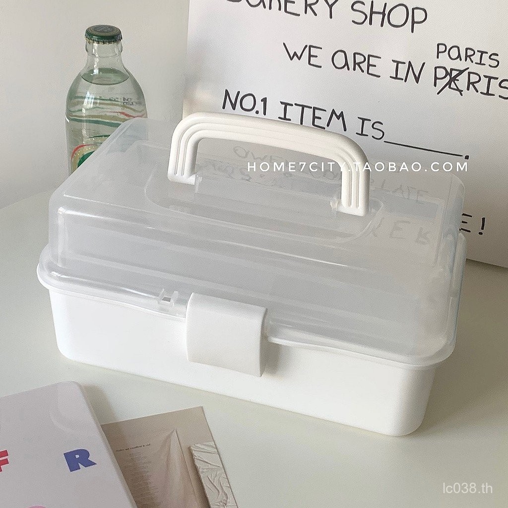 กล่องพกพา P66DHome7city กล่องเครื่องมือกล่องเก็บความจุขนาดใหญ่กล่องเครื่องมือขนาดใหญ่ Little Art นัก