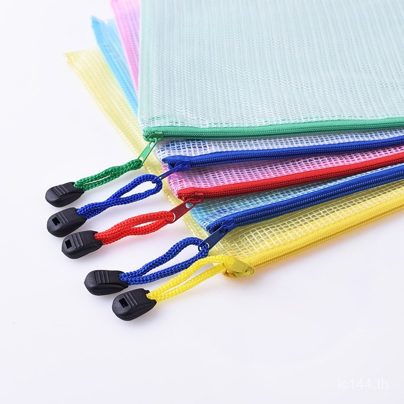 A4 Grid Transparent Document Bag Document Bag Zipper Bag Tutorial Bag Document Bag Tension-Proof Bag
