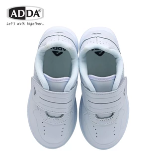 รองเท้า ADDA นักเรียนชายสีขาว 41G5A 41N20 41N25 รุ่นมีไฟกระพริบ ตีนตุ๊กแก ไซส์ 25-35