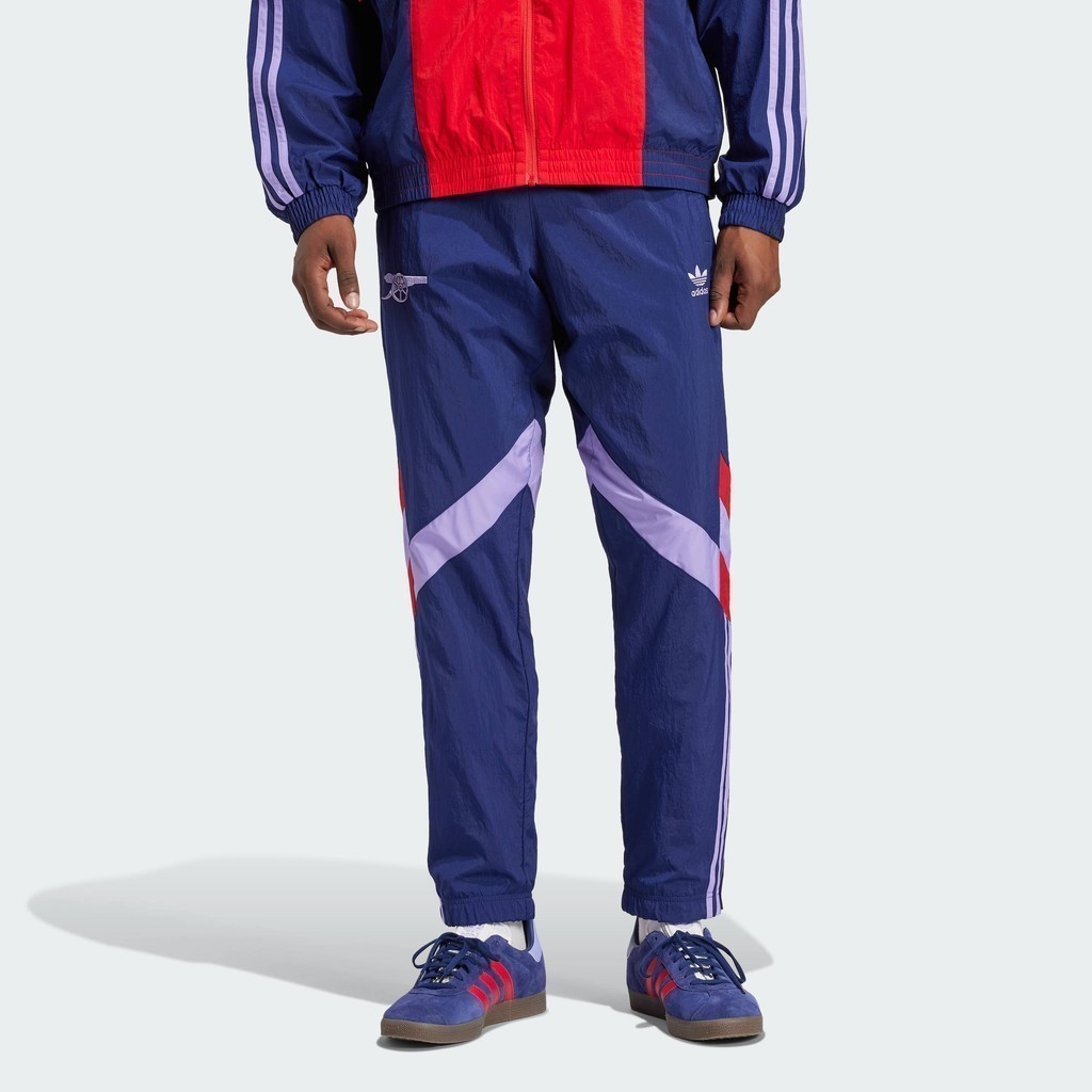 adidas ฟุตบอล กางเกงแทรค Arsenal Originals ผู้ชาย สีน้ำเงิน IS6500
