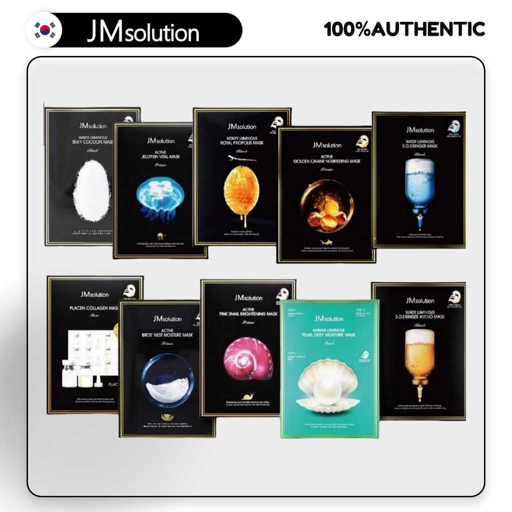 [JMSOLUTION] Mask Pack Series 10 แผ่น[พร้อมกล่อง]