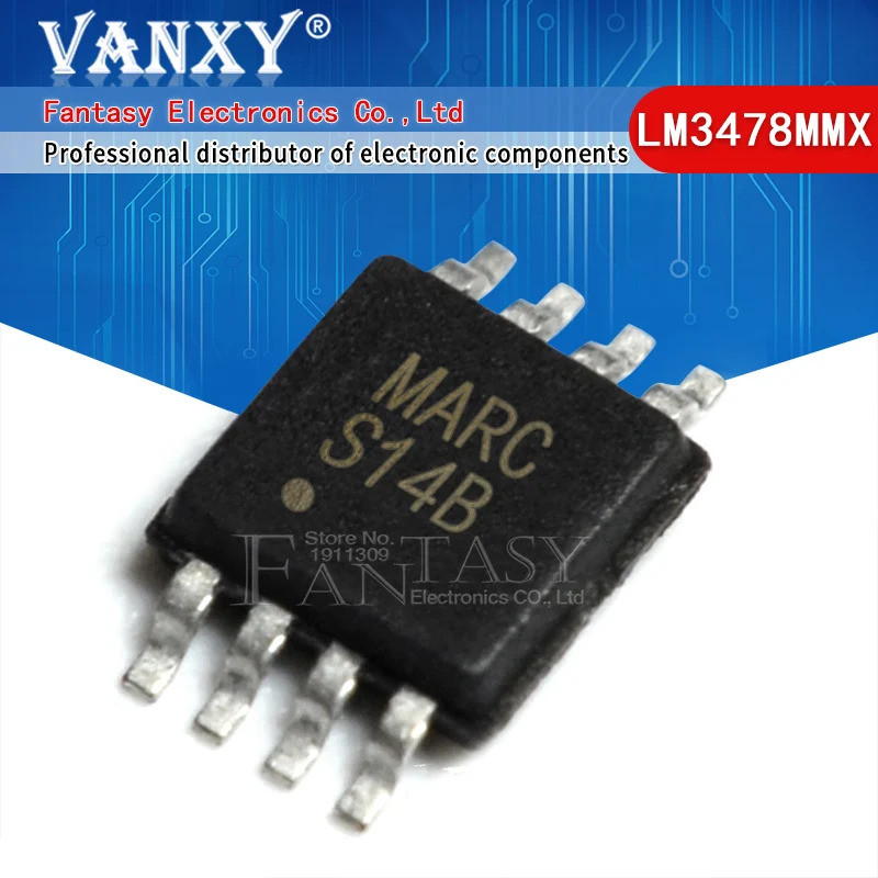 5 ชิ้น LM3478MMX MSOP-8 LM3478MM LM3478 S14B LM4808MM LM4809MM LM4871MM LM4890MM LM4808MX LM4809MM L