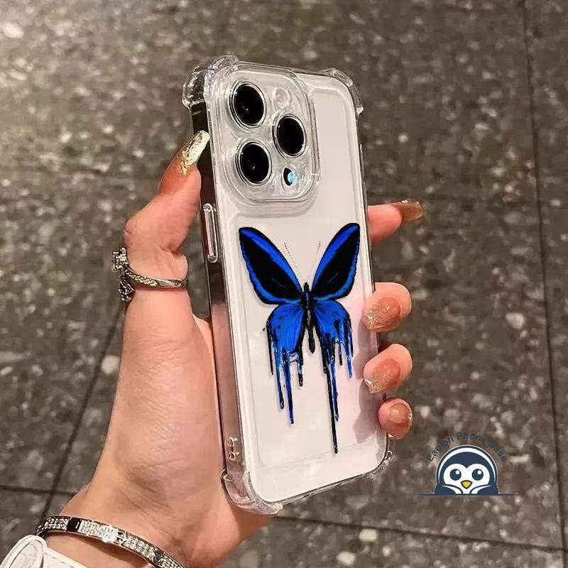 Cool ผีเสื้อเปลวไฟเคสโทรศัพท์สําหรับ iQOO Z11 Z10 Z10R Z10X Z9 Turbo Z9X Z9S Z8 Z8X Z7 Z7X Z7i Z6 Pr