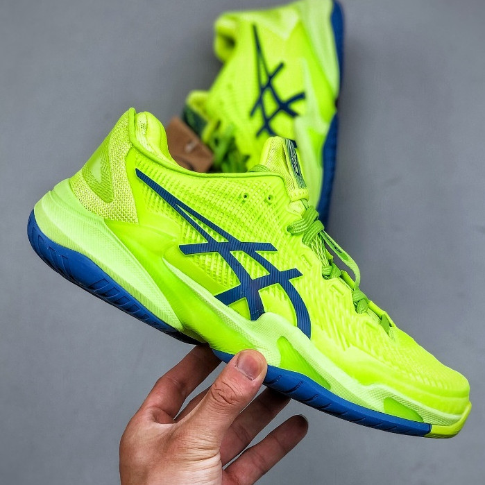Asics Court FF 3 รองเท้าวิ่งผู้ชายและผู้หญิง Court FF Shock Absorption รองเท้ากีฬา IAB3