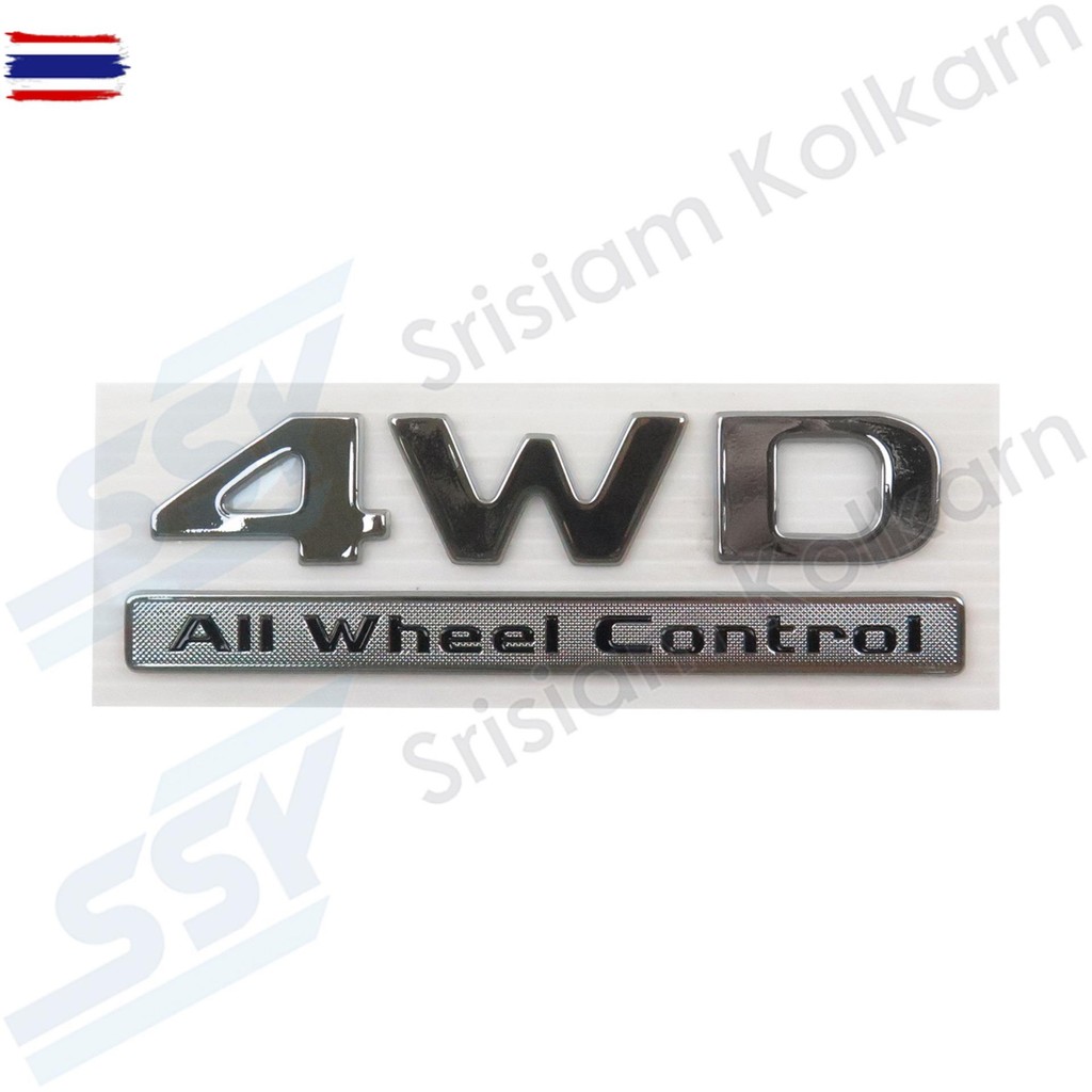 MITSUBISHI  สติกเกอร์ฝ้าย PAJERO/SPORT15 แท้ห้าง "4WD"  7410B292