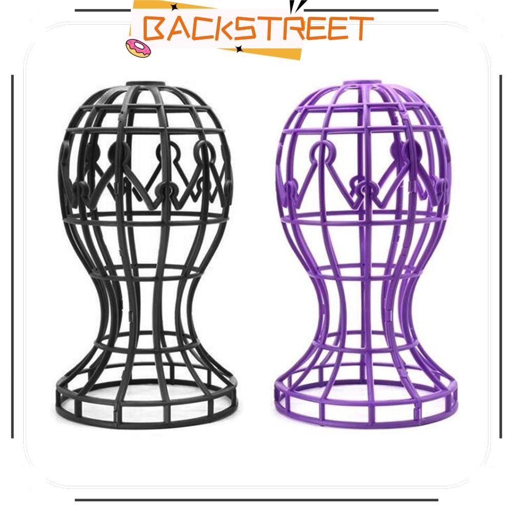 BACKSTREET Wig Head Stand Wig Stand Hat Cap Lantern Shape Storage Rack