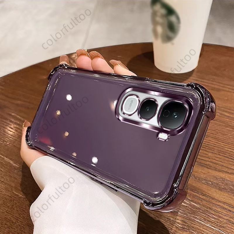 Vivo Y21d 2025 สําหรับ Vivo Y21d Y 21D VivoY21d 4G 5G ชุบซิลิโคน TPU นุ่มกันกระแทกใสนุ่มเคสโทรศัพท์ Anti Fall Drop ป้องกันปกหลัง - รูปที่ 3