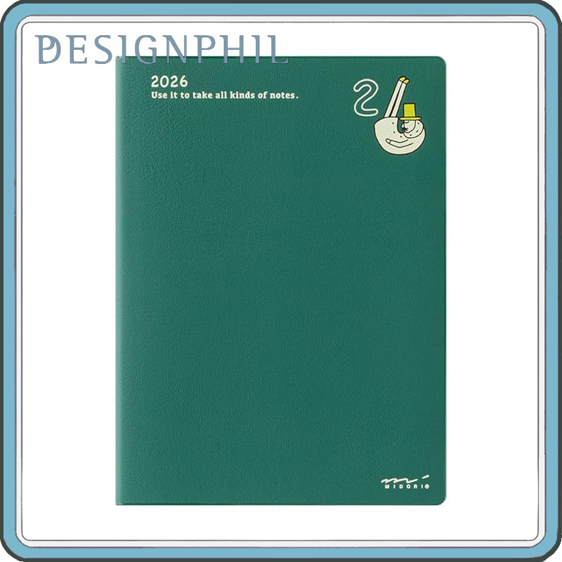 Midori Pocket Diary A6 Weekly 2026 - Character Design 22371006 (Starts January 2026)