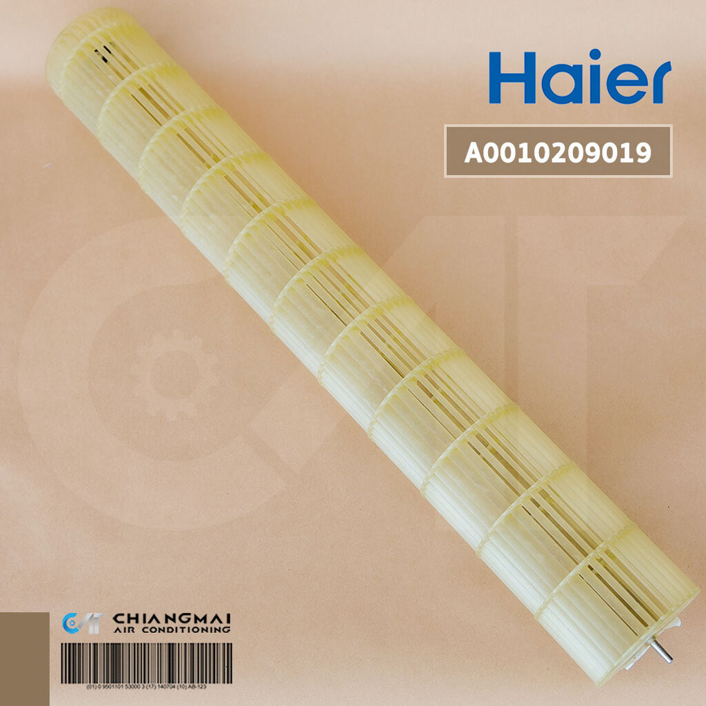 A0010209019 ใบพัดลมคอยล์เย็น Haier ใบพัดลมโพรงกระรอก รุ่น HSU-18VNQ03T โบเวอร์แอร์ไฮเออร์ อะไหล่แอร์
