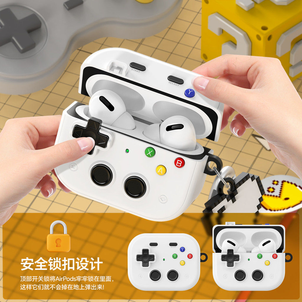 คอนโซลเกมการ์ตูนสําหรับ Samsung buds3Pro ฝาครอบหูฟัง buds3 เคสกล้อง Samsung buds 3 เคสป้องกันบลูทูธไ