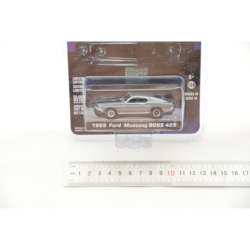 โมเดลรถ GreenLight GreenLight 1: 64 1969 Ford Mustang Ford Mustang boss 429
