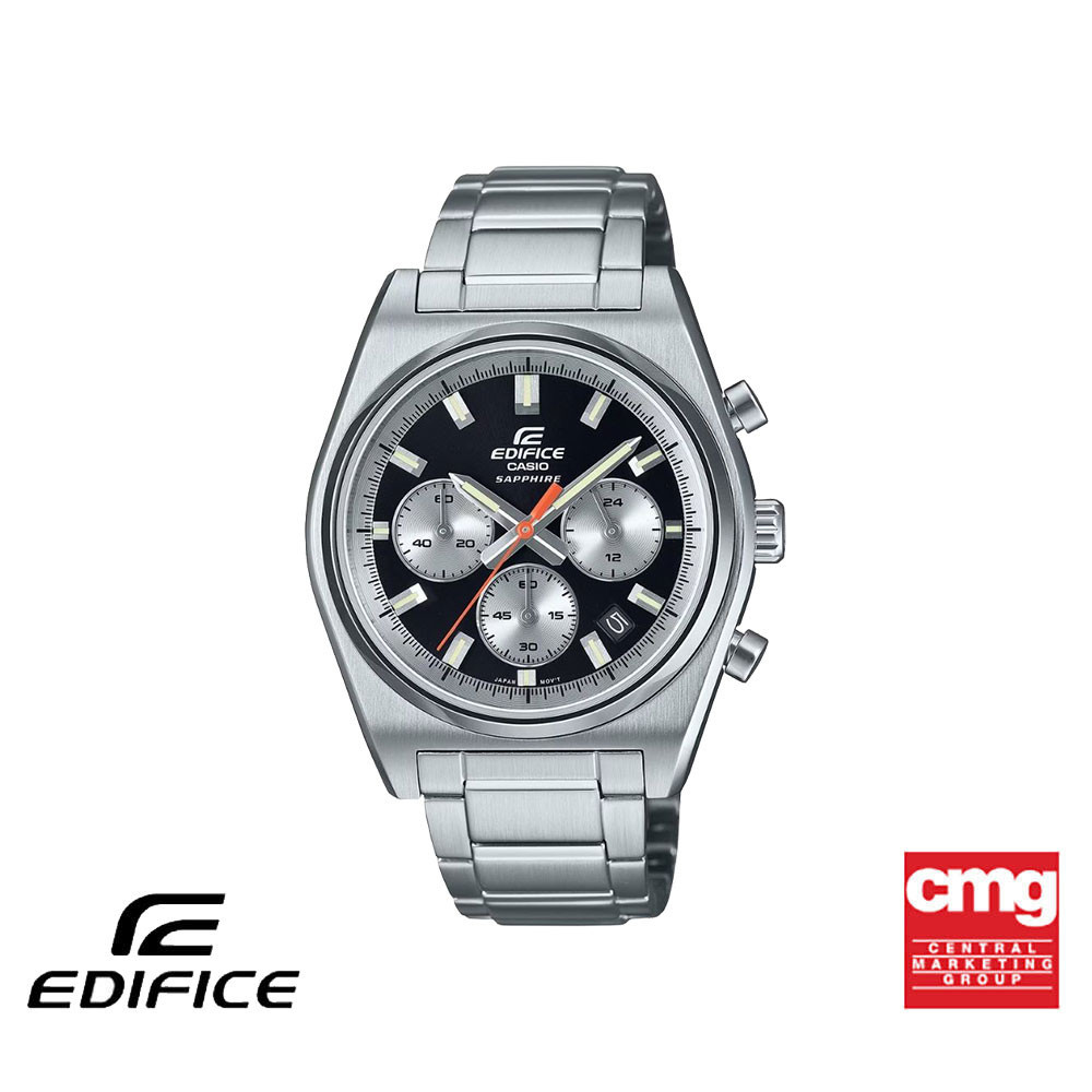 CASIO นาฬิกาข้อมือผู้ชาย EDIFICE รุ่น EFB-730D-1AVUDF สายสเตนเลส สีดำ