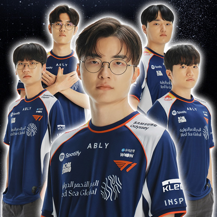 MSI 2026 ใหม่ International Jersey LOL T1 Esports Uniform FAKER T เสื้อผู้ชายแฟชั่นสบายๆเกม Traning 