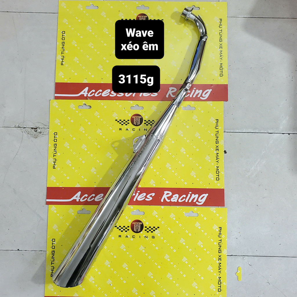 ท่อไอเสียซีรีส์ WAVE แบบเอียงเรียบ - ท่อไอเสีย (MS015)