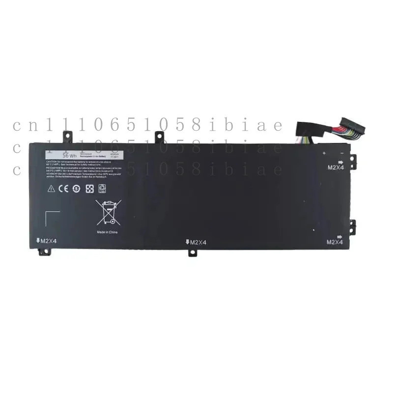11.4V 56Wh ใหม่ H5H20 แบตเตอรี่แล็ปท็อปสําหรับ Dell XPS 15 9560 9570 15-9570-D1845 Precision 5520 55