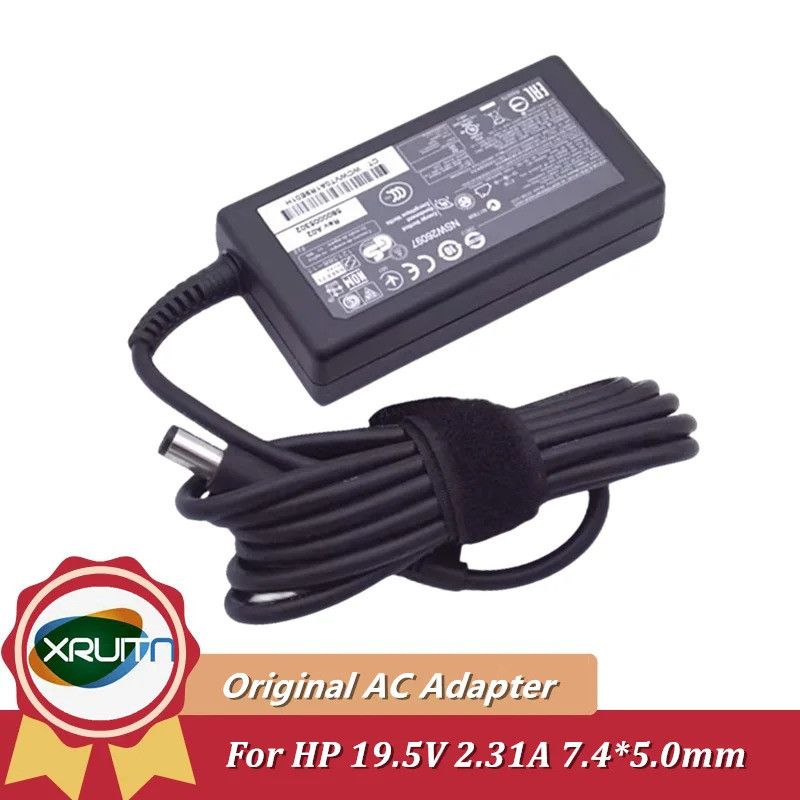 Original 19.5V 2.31A 45W HSTNN-LA35 แล็ปท็อปอะแดปเตอร์ AC สําหรับ HP Charger HSTNN-DA35 696607-003 6