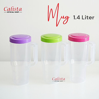 Calista Mug Plastik dengan Tutup 1.4 Liter
