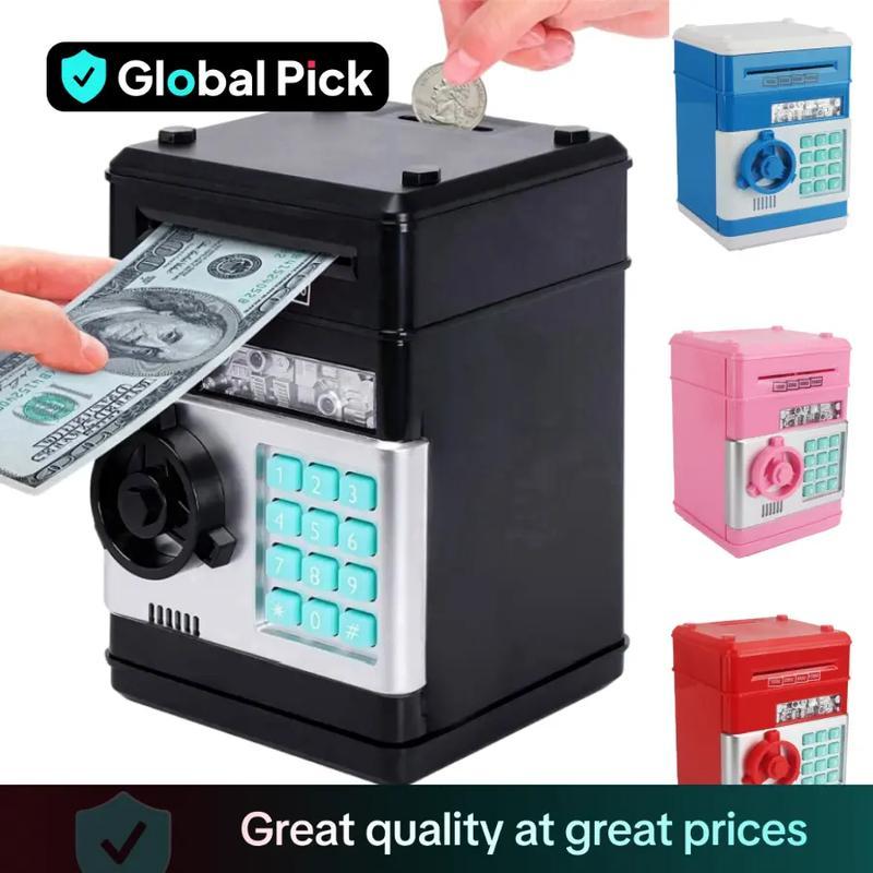 Electronic Coin Savings Bank, ATM Savings Bank Coin Scroll Storage Box, Novelty & Gag Toy, Gift