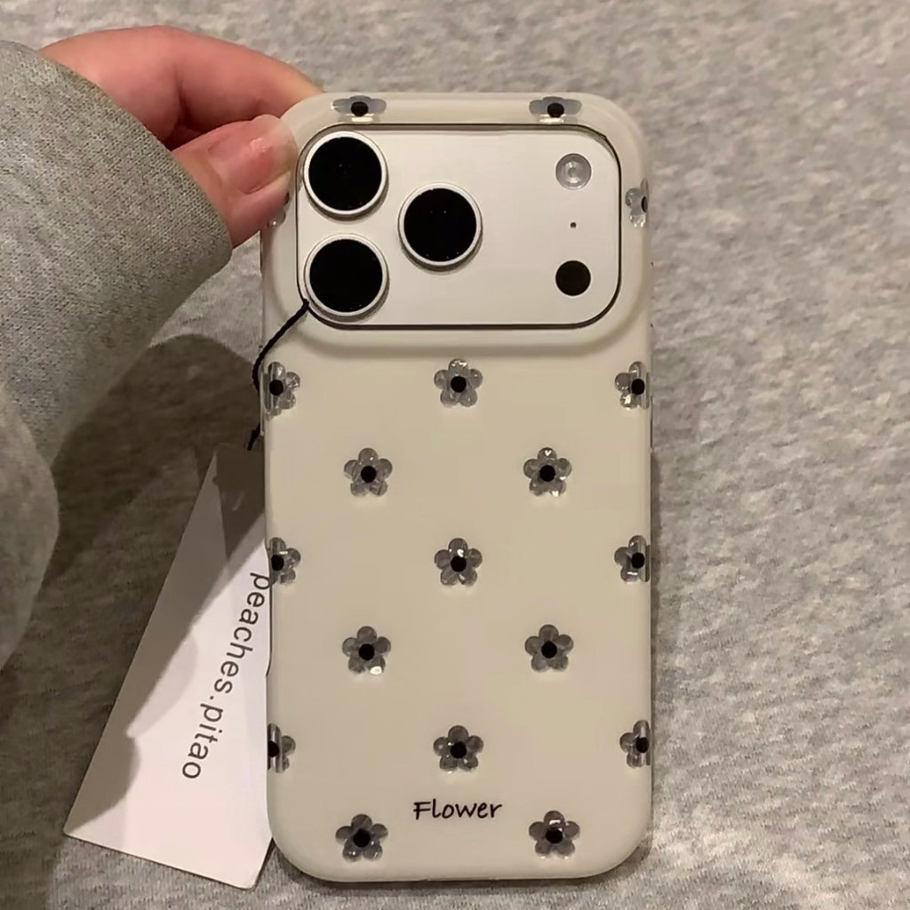 เคสโทรศัพท์เหมาะสําหรับiPhone X XS XR XSMAX 11 12 13 14 15 16 17 Pro max Plusเต็มหน้าจอดอกไม้ขนาดเล็กกันกระแทกกันกระแทกป้องกันกรณีรวมทุกอย่างJG95