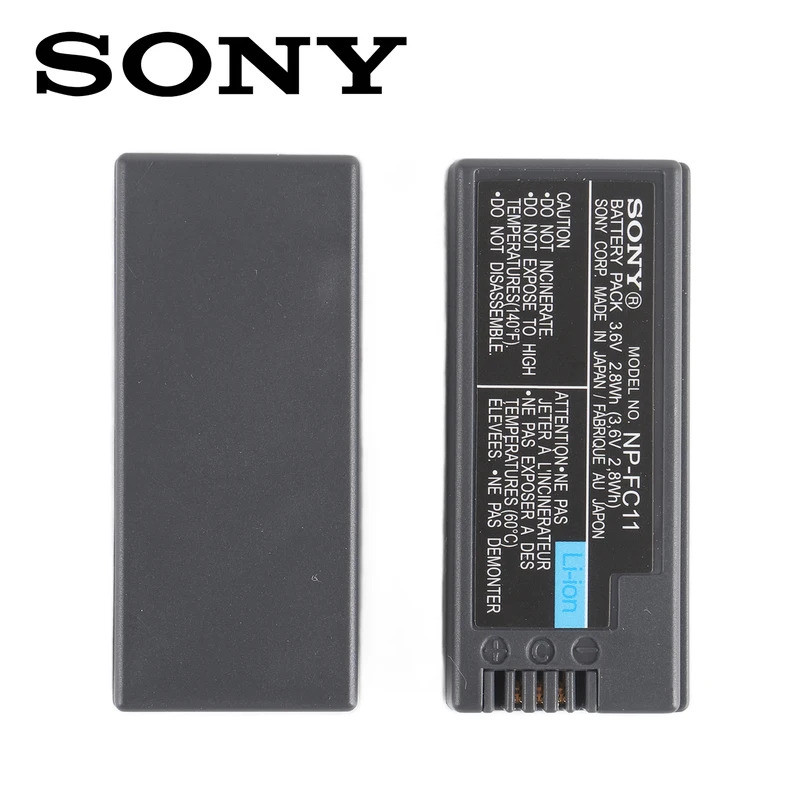 Original NP-FC11 NP-FC10 แบตเตอรี่สําหรับ Sony Cyber-shot DSC-P10 P12 P2 P3 P5 P7 P8 P9 V1, NP FC11 