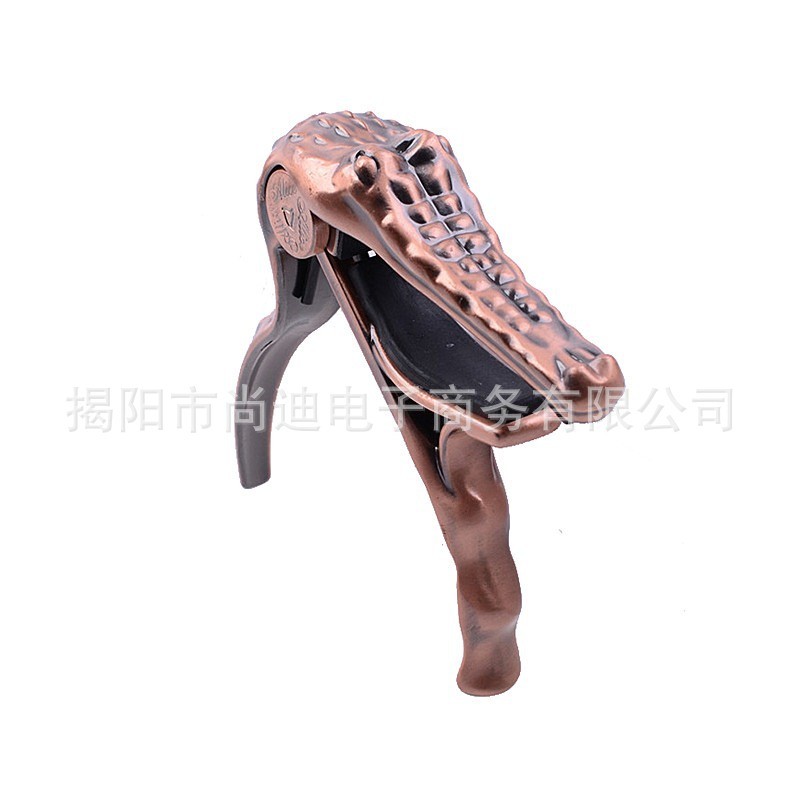 กีต้าร์โปร่งโลหะ Capo บุคลิกภาพขั้นสูงกีตาร์จระเข้ Capo กีต้าร์โปร่งไฟฟ้า Capo