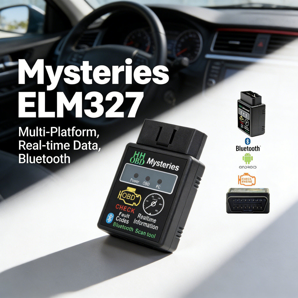 ELM327 OBD2 เครื่องสแกนเนอร์: Mysteries บน IOS Android PC Unravel CAN BUS Unravel