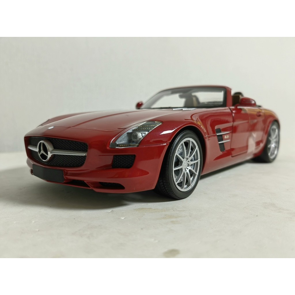 [คลังสินค้าพร้อม 1 ชุด] Shipment 1: 18 Mercedes-Benz SLS AMG Convertible Car Model, Mercedes-Benz SL