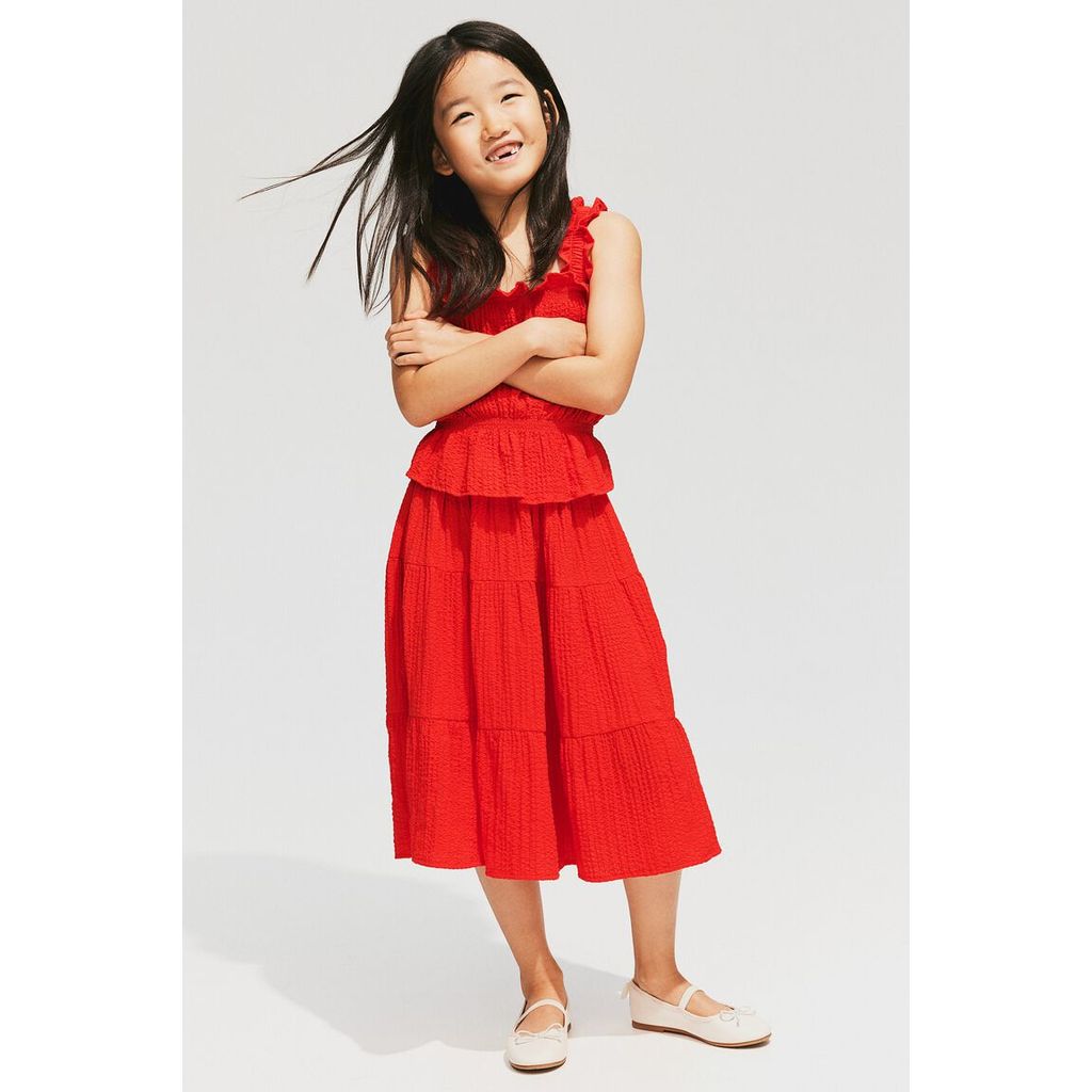 H&M(เอชแอนด์เอ็ม) กระโปรงซีร์ซักเกอร์ เด็กหญิง 1263009_2