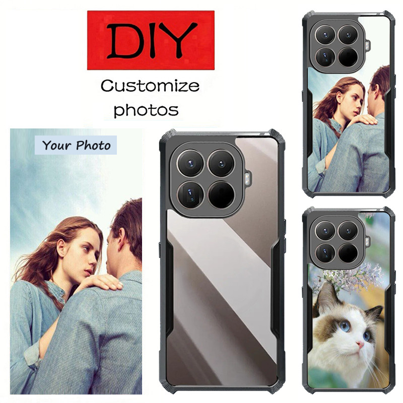 DIY Photo ที่กําหนดเองโทรศัพท์อะคริลิคปลอกใสสําหรับ Xiaomi Mi 17T 15T 14T 13T 12T 11T 9T 10T Pro Lit
