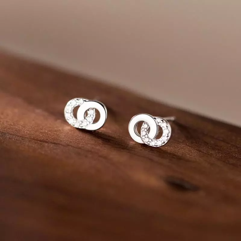 Evermore Earrings ต่างหูเงินแท้ S925 [MERCELO]