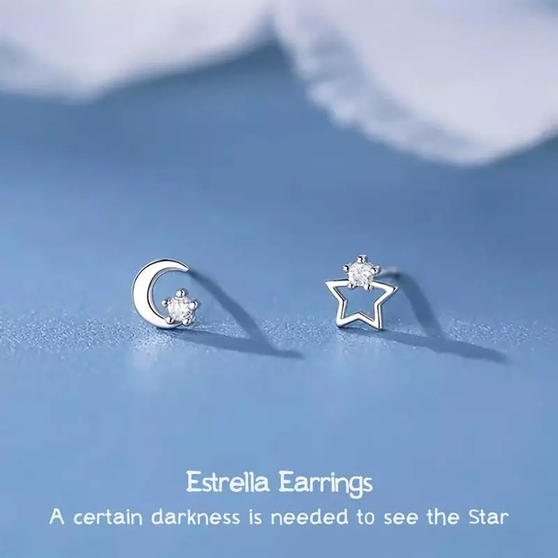 Estrella Earrings ต่างหูเงินแท้ S925 [MERCELO]