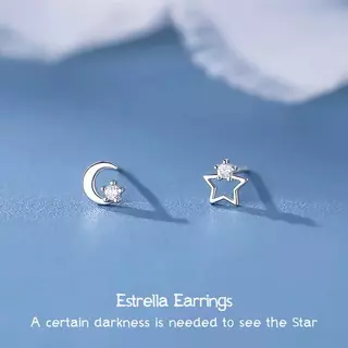 Estrella Earrings ต่างหูเงินแท้ S925 [MERCELO]