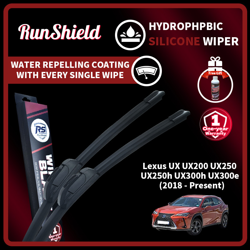 RunShield สําหรับ Lexus UX UX200 UX250 UX250h UX300h UX300e 2018 - ปัจจุบันใบปัดน้ําฝนซิลิโคนเคลือบไ
