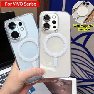 แม่เหล็ก เคสใสกันกระแทก สำหรับ Vivo V70 FE V70FE V70Elite Y05 Y11D Y21D Y31 5G V60 V60Lite V50 5G เคสชาร์จไร้สาย