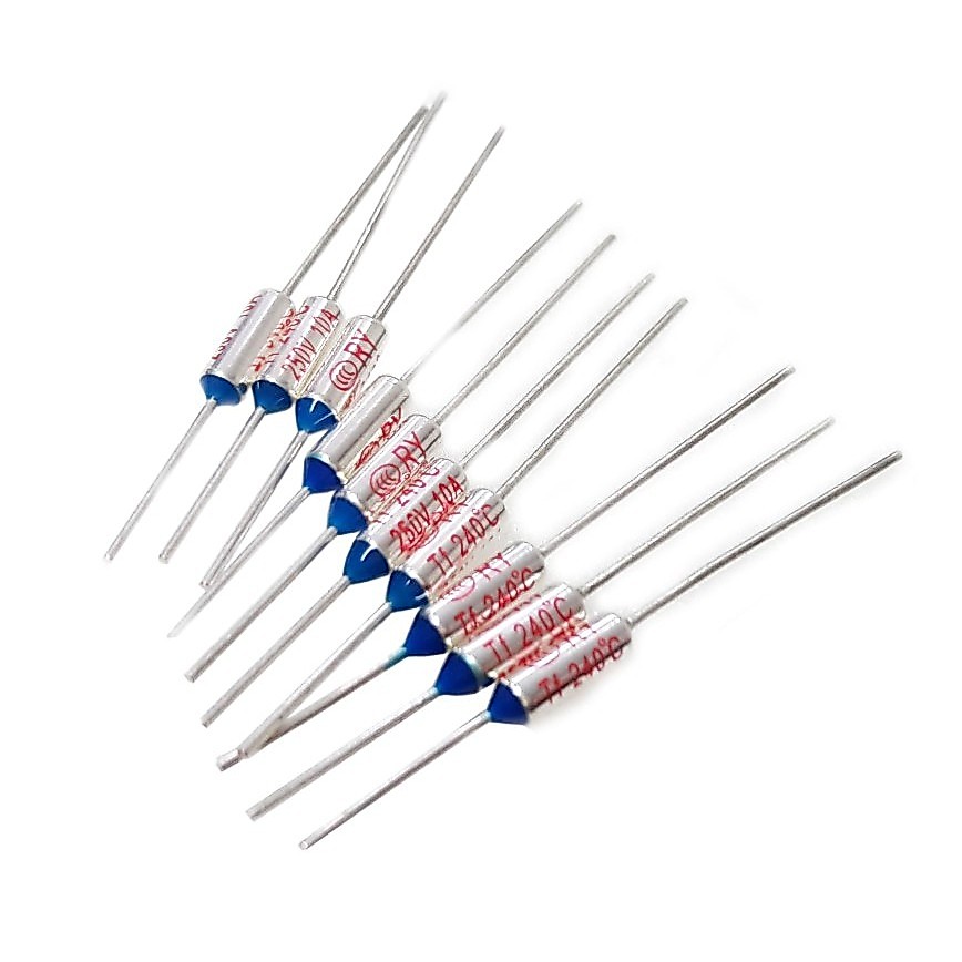 Micro Thermal Fuse 240 Degrees 250V 10A. (1ชิ้น)
