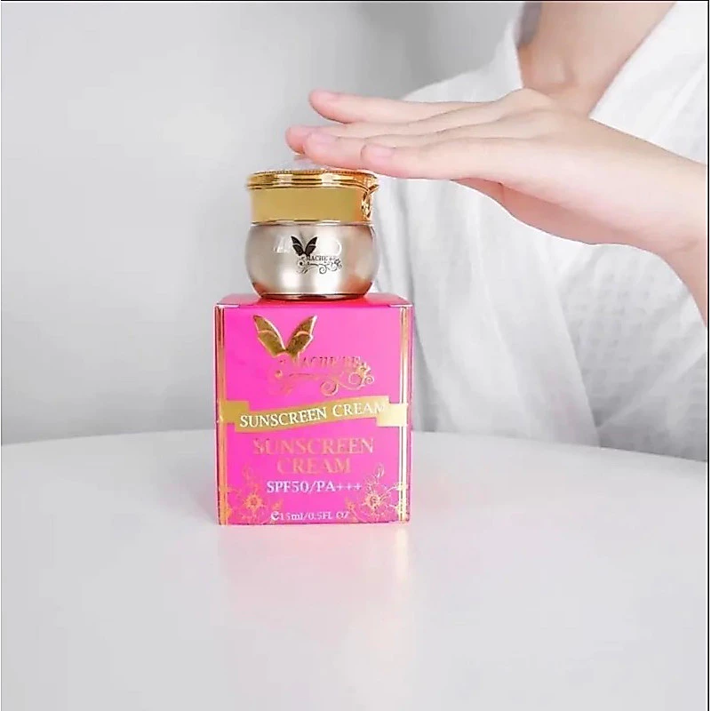 ครีมกันแดดมาเชอรี่ เนื้อซิลิโคน มาเชอรี่ บาย จูมิ Mache're by jumi Sunscreen Cream 15g.