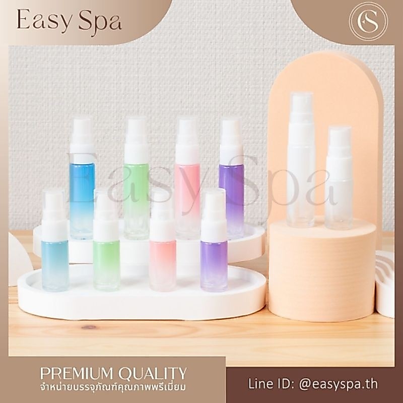 ขวดสเปรย์แก้วหนา สีพาสเทล ลูกกลิ้ง สเปรย์ โรสโกลด์ ขวดหนาสำหรับใส่น้ำหอม น้ำมันหอมระเหย อโรม่าออยล์ Essential Oil